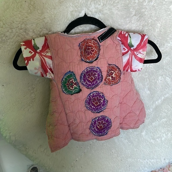 HANDCRAFTED pet of doll kimono polyester and cotton blend NWT - Picture 5 of 13